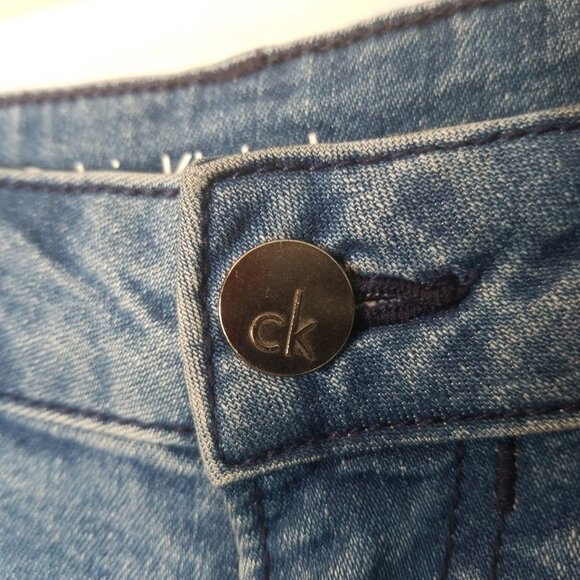 Calvin Klein Denim City Bermuda Short 10 y2k - Picture 3 of 13